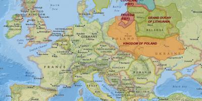 Карта Литваније историја