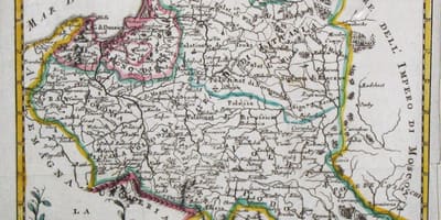 Карта Литваније стари 